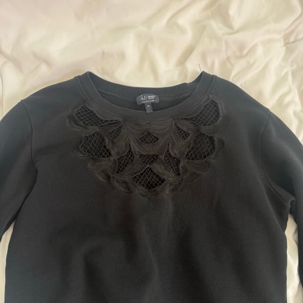 Armani jeans lace sweatshirts