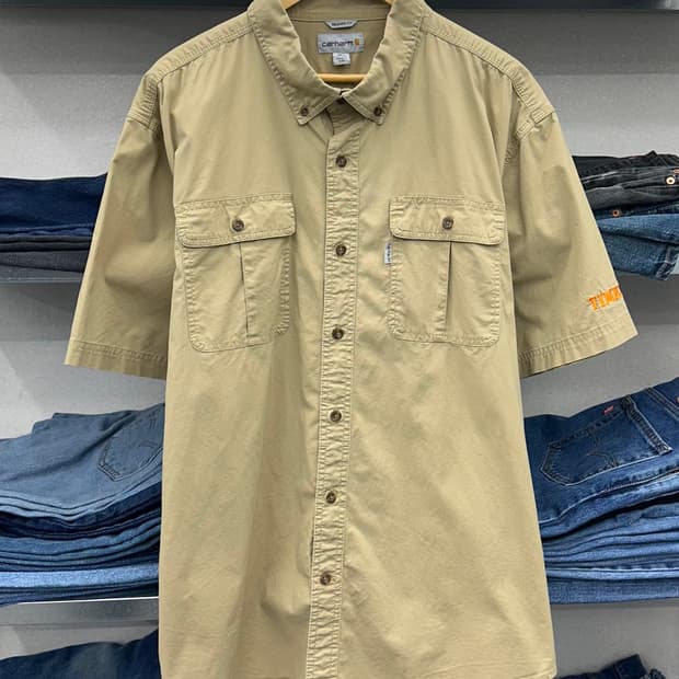 (2XL)칼하트 워크 반팔셔츠-M1763