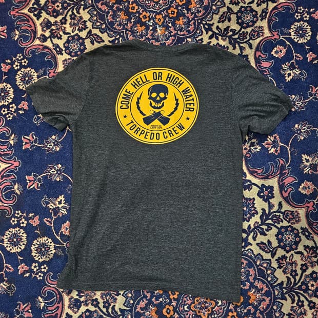 파타고니아 스컬 백로고 라운드넥 슬림 티셔츠