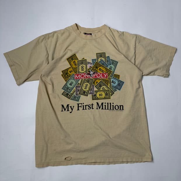 90s Monopoly Tee (beige)