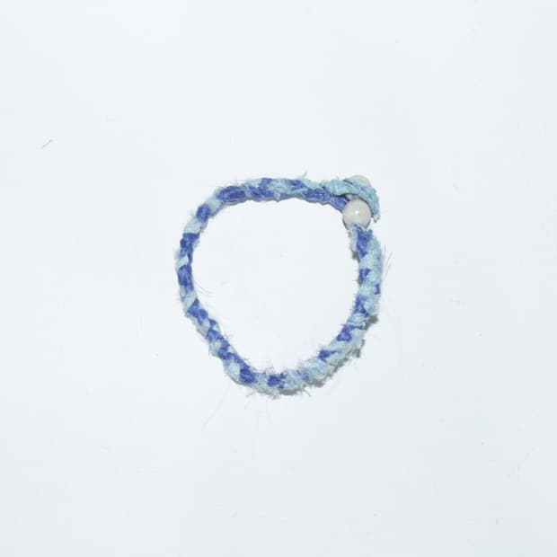 명주 원석 팔찌