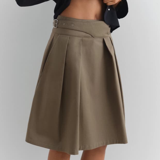 (XS) 기마구아스 MARTIN SKIRT / 카키