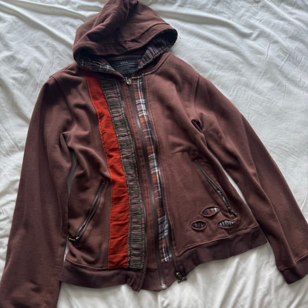 빈티지 후드집업