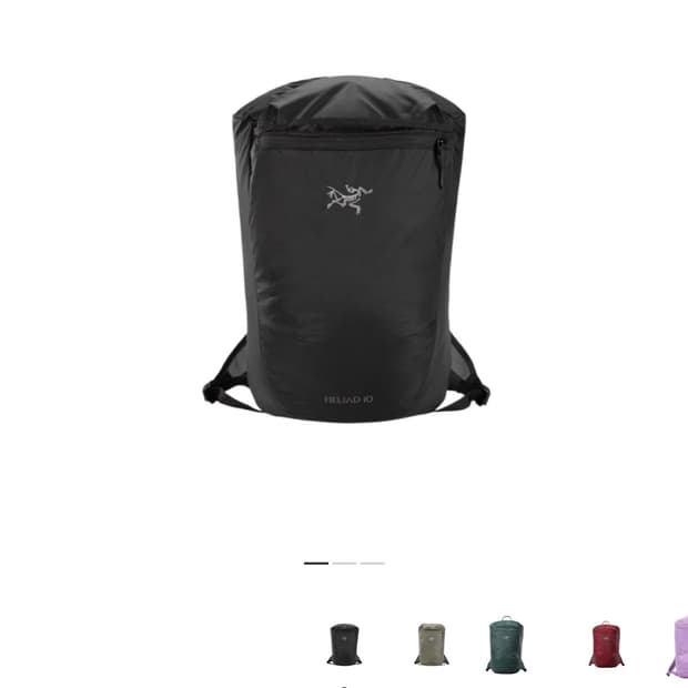 아크테릭스 헬리아드 10 백팩 블랙