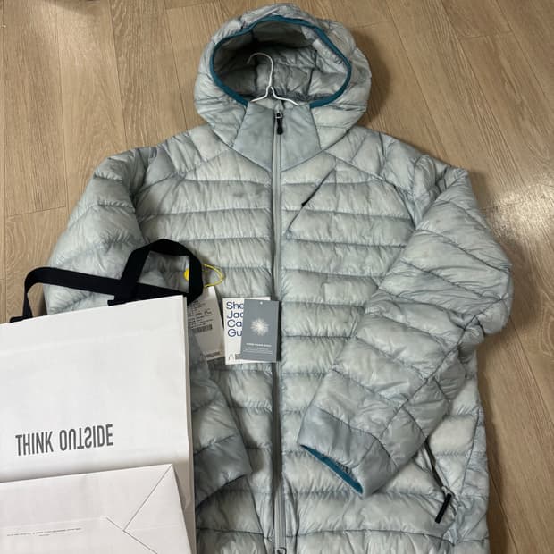 XL 시에라디자인 뮤어 경량 구스다운 패딩 라이트그레이