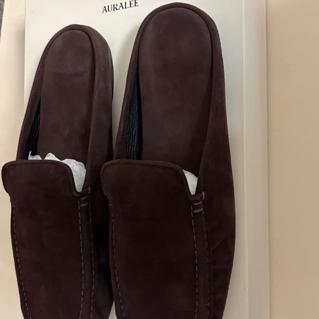 오라리 모카신 스웨이드 다크브라운 9US (새상품)