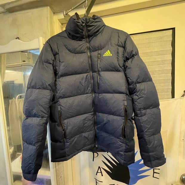 아디다스 네이비패딩 105사이즈 