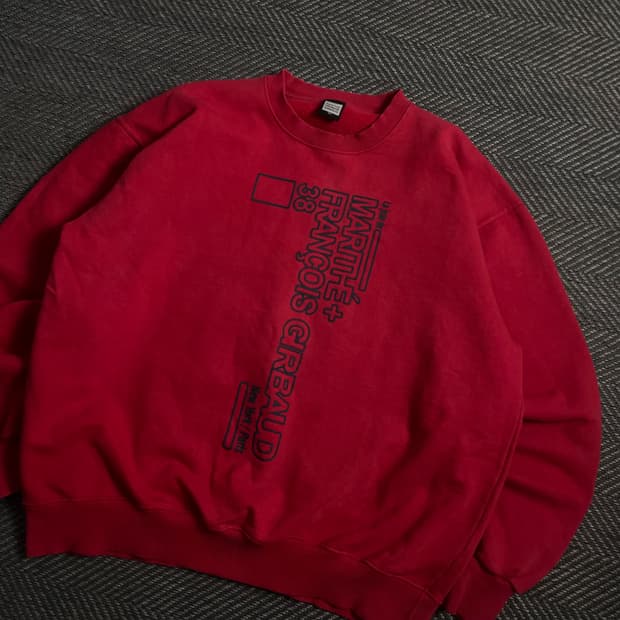 마리떼 프랑소와 저버 USA 스웻 맨투맨 레드y 4262