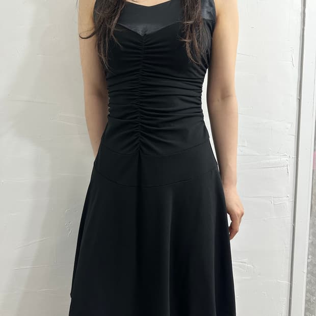 xoxo shirring dress