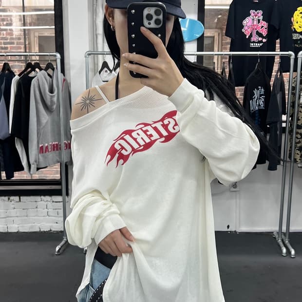 히스테릭 글래머 절개 롱슬리브