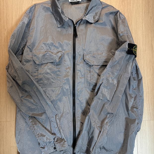 Ss18 스톤아일랜드 나일론 메탈 오버셔츠