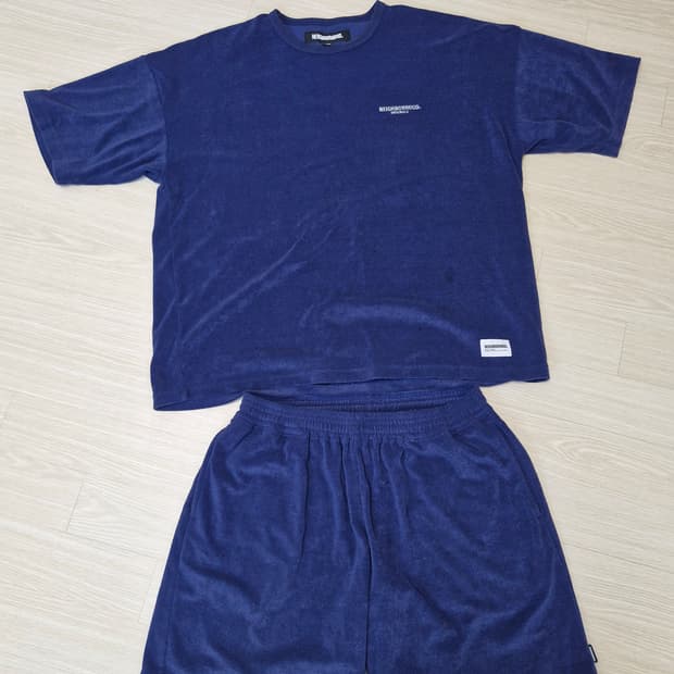 네이버후드 반팔반바지 세트