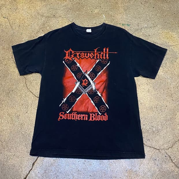 미국 빈티지 메탈 크러우힐 CRAUE Hill 굿즈 반팔티 락티셔츠