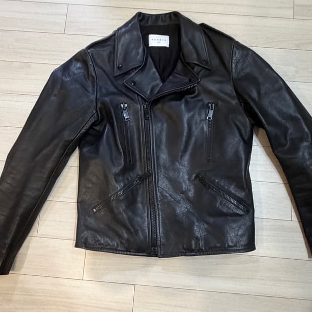 Sandro Paris leather biker jacket