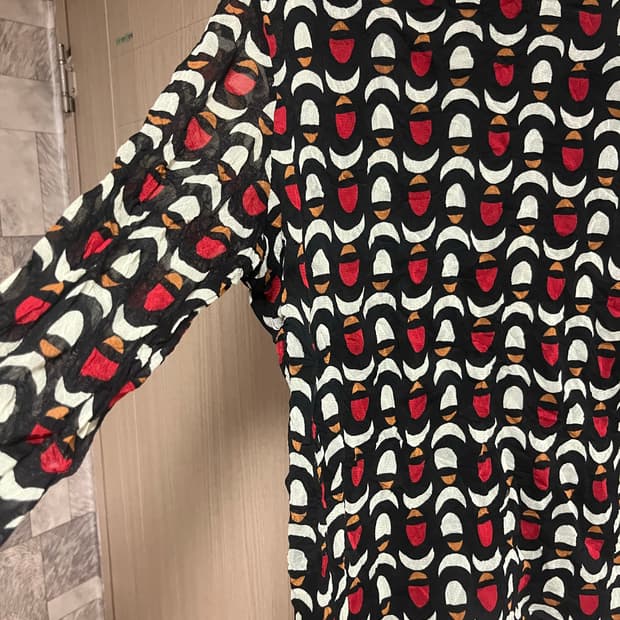 빈티지 쉬어 탑 빈티지슬리브리스