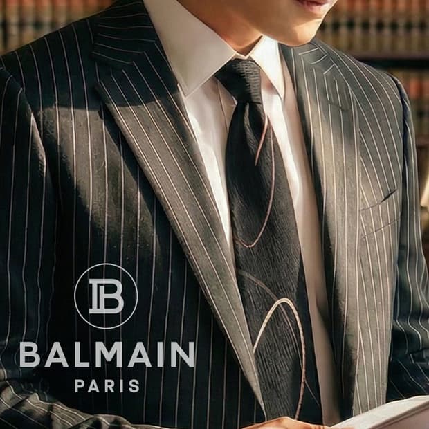 발망 실크 다크 퍼플 넥타이 8.9cm A+등급 A19634