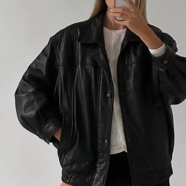 빈티지 레더자켓