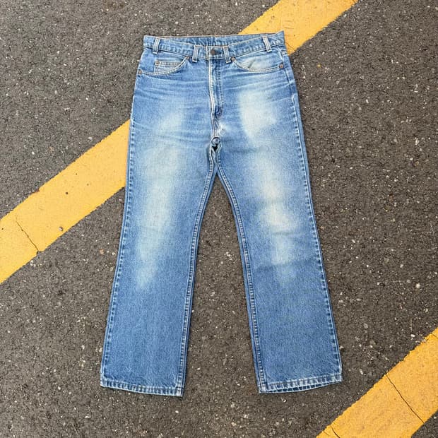 80s 빈티지 리바이스 517 오렌지탭 부츠컷