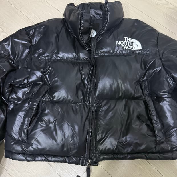 노스페이스 눕시 유광 크롭 m