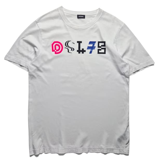 [M] 디젤 그래픽 로고 티셔츠