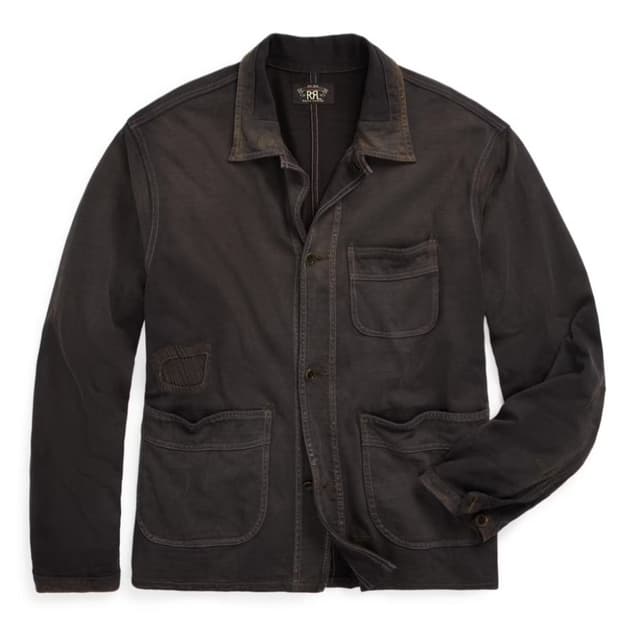 더블알엘 rrl 리페어 저지 워크자켓 L