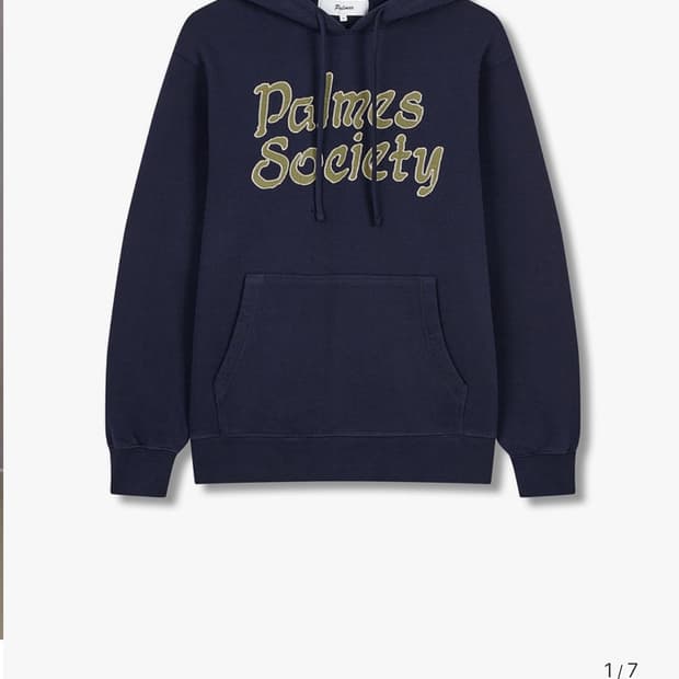 팜즈 소사이어티 Palmes Society 네이비 후드티