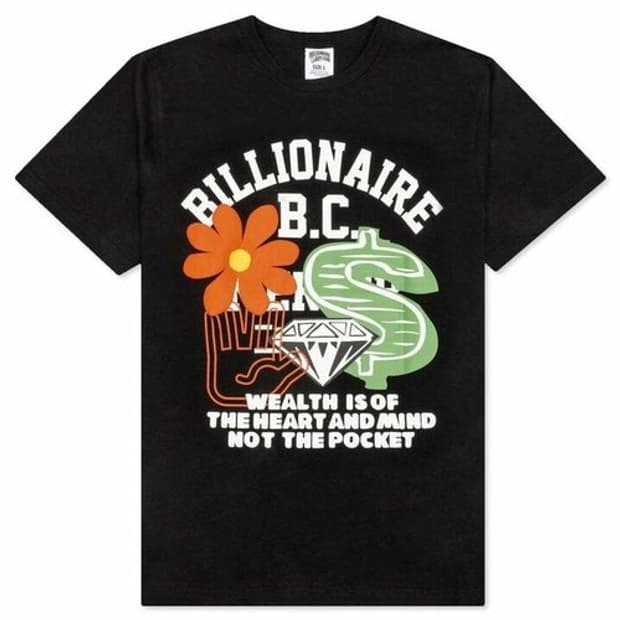 [XL]빌리어네어 보이즈 클럽 블룸 티셔츠 블랙
