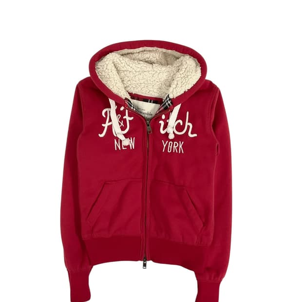 아베크롬비 퍼 후드집업 (s)