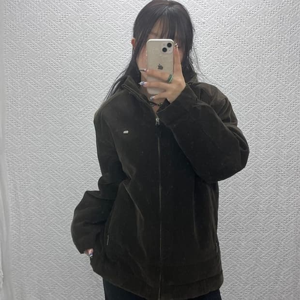 라코스테 빈티지 스틸로고 털안감 코듀로이 골덴 자켓 100 C07765