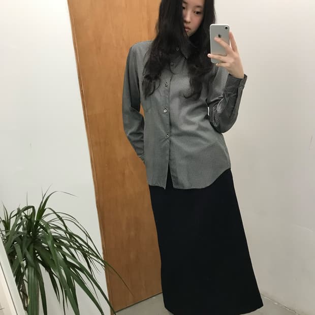 꼼데 tricot COMME des GARCONS Wool Skirt