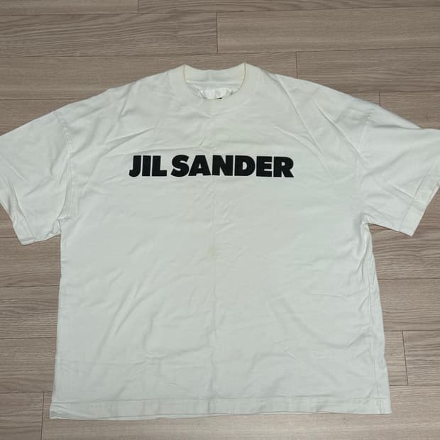 질샌더 로고 반팔 티셔츠