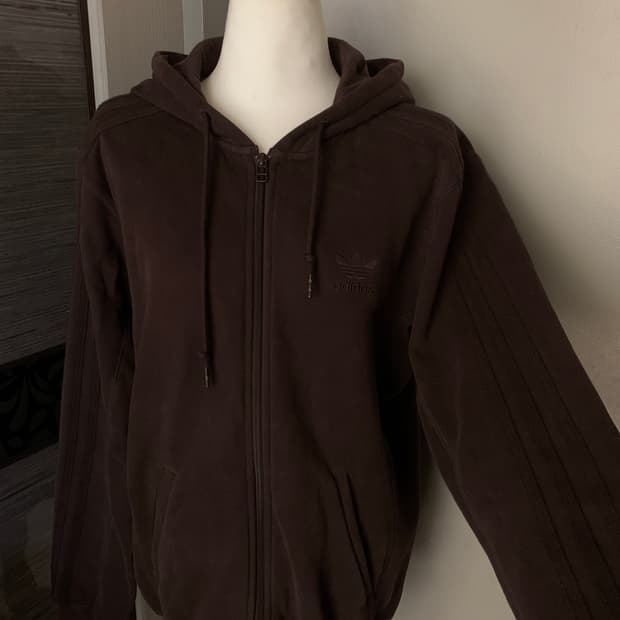 아디다스 브라운 집업