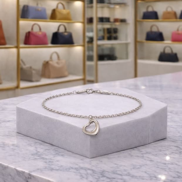 [A급] 티파니앤코 엘사 퍼레티 오픈 하트 브레이슬릿 판매합니다!!!