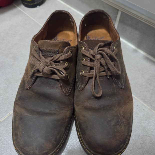 닥터마틴 1461 크레이지홀스 브라운 250~260