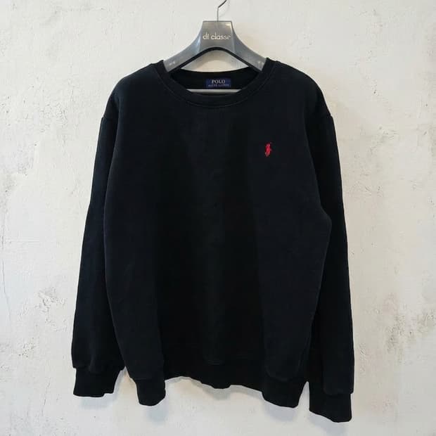 폴로 랄프로렌 블랙 맨투맨 XXL