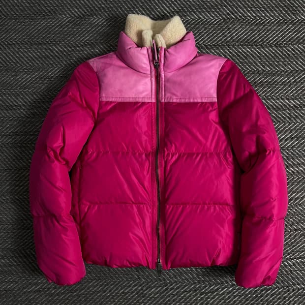 코치 우먼스 크롭 다운 푸퍼 패딩 핑크 o 3354