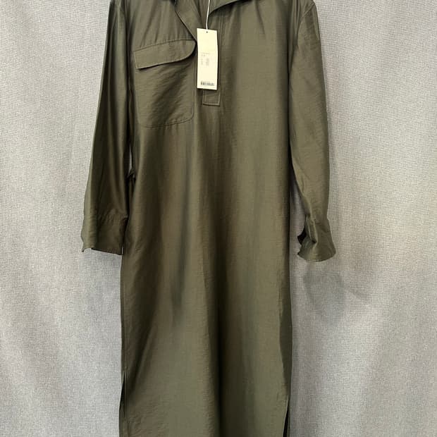 새) 아르켓 ARKET 텐셀 블렌드 롱 원피스