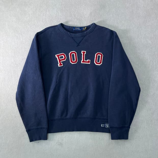 95 폴로랄프로렌 신형라벨 스펠아웃 맨투맨