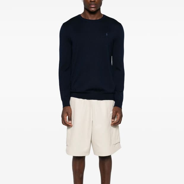 폴로 랄프로렌 워셔블 메리노 울 크루넥 니트