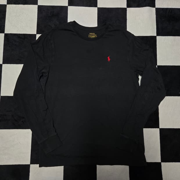 M 폴로랄프로렌 롱슬리브 긴팔티셔츠 블랙