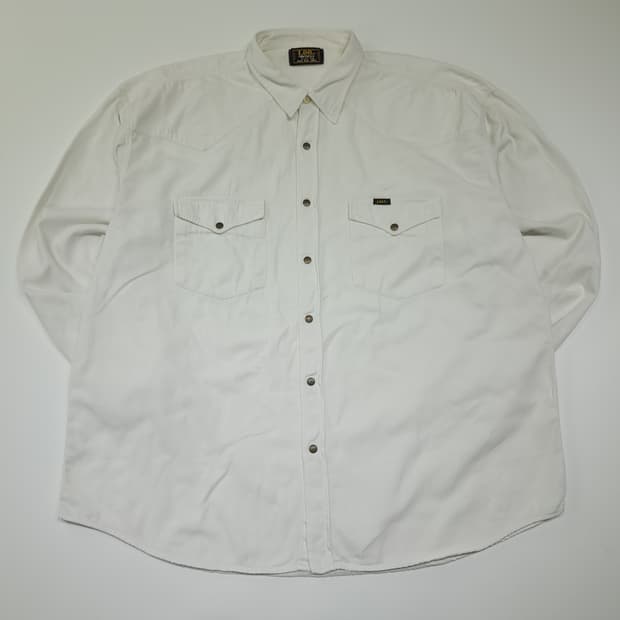 CK149 2XL 리 00s 유니온메이드 샌포라이즈드 화이트 웨스턴 셔