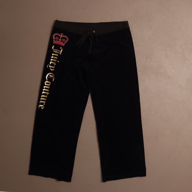 00'S 쥬시꾸뛰르 벨벳 Y2K 팬츠A1638