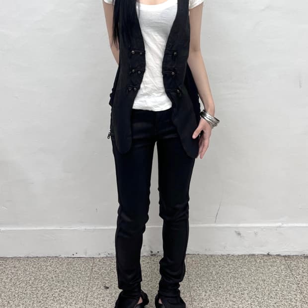 Napoleon kangaroo leather vest