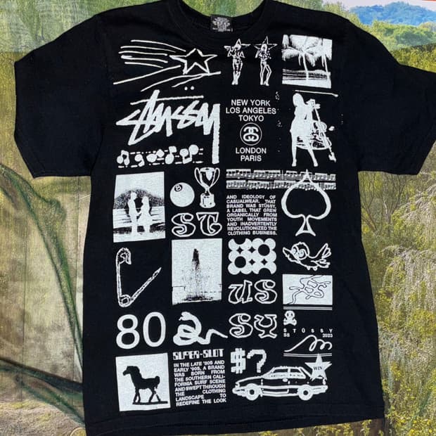 Stussy Sara T-shirts Black