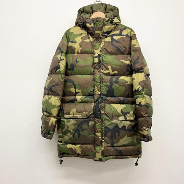 코어파이터 카모 립스탑 롱 다운 파카