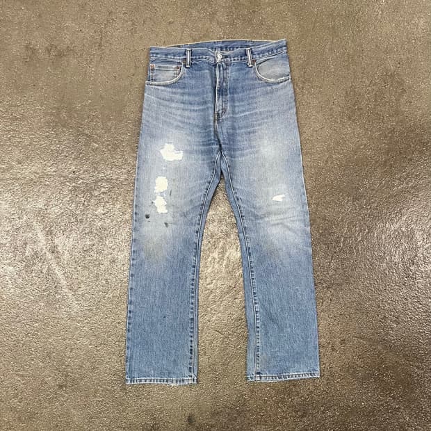 리바이스517 부츠컷 리페어진 (34)