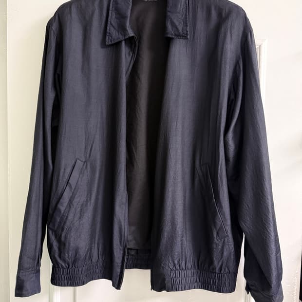 택포 Comoli 울 실크 스윙 탑 자켓 A03-01003 (24AW)