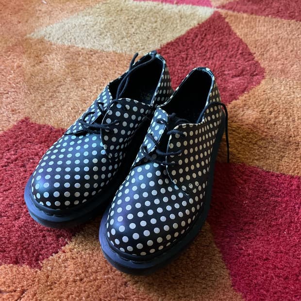 닥터마틴 1461 폴카 닷 더비슈즈 230