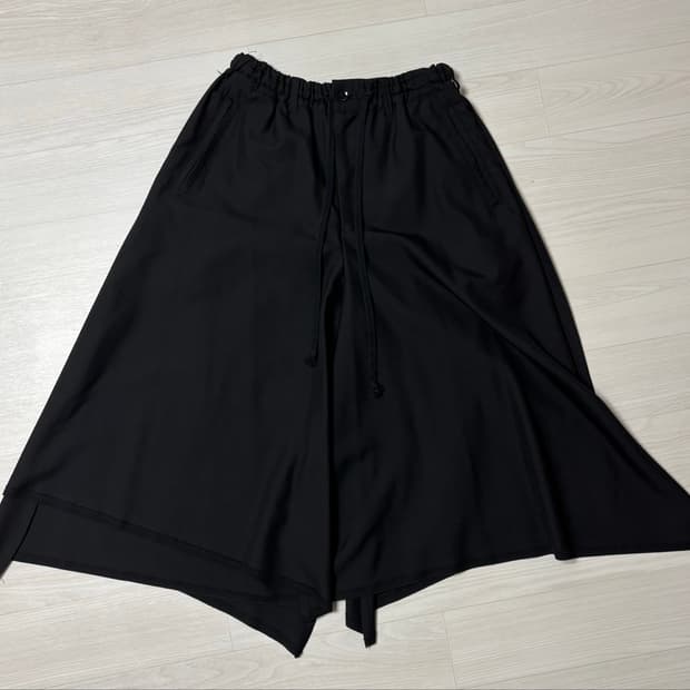 요지야마모토 비대칭 스커트 팬츠