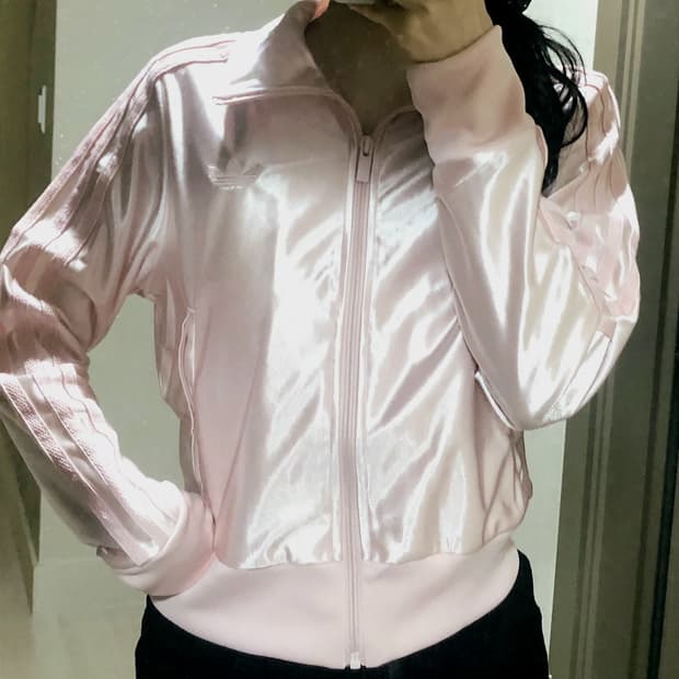 단종상품) 아디다스 파이어버드 트랙탑 샌디핑크 s